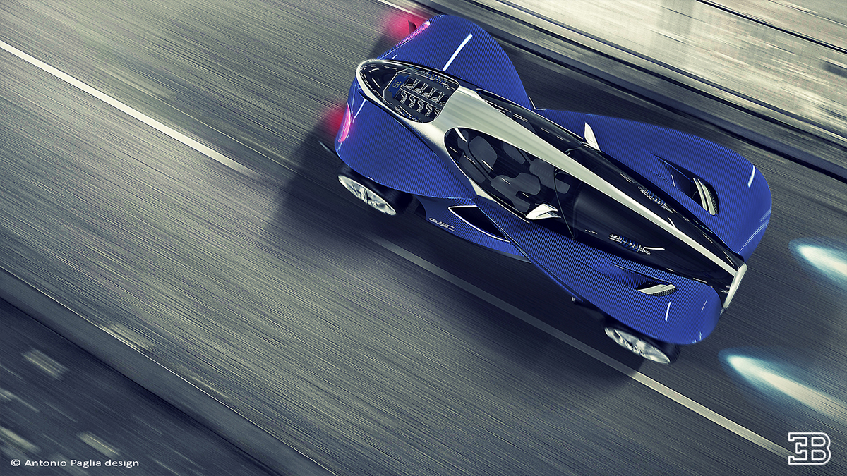 Bugatti Chiel，Dream，automobile，conceptual design，flight，